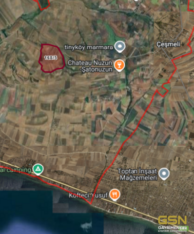 GSN GAYRİMENKUL'DEN M.EREĞLİSİ ÇEŞMELİDE İKİ TAPU HİSSELİ TARLA