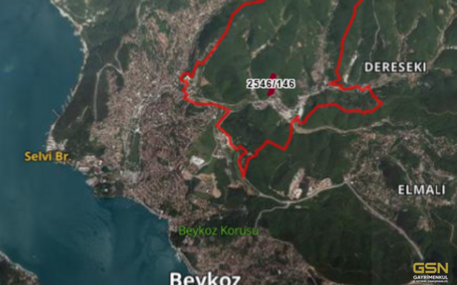 3-BEYKOZ AKBABA'DA %40 İMARLI ARAZİ