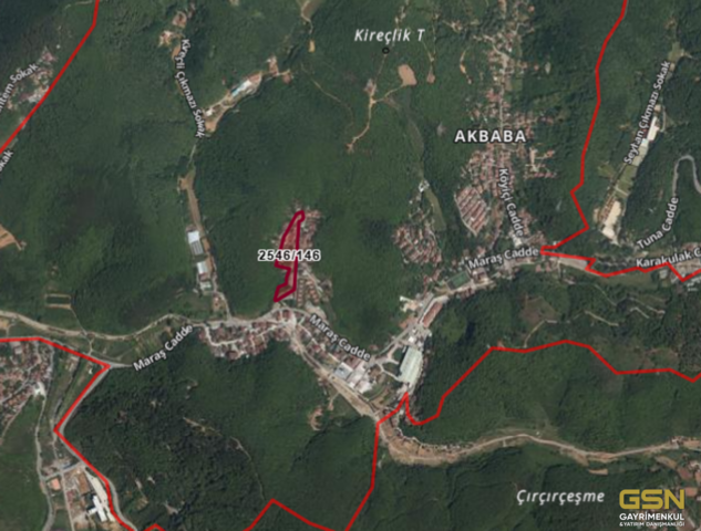 4-BEYKOZ AKBABA'DA %40 İMARLI ARAZİ