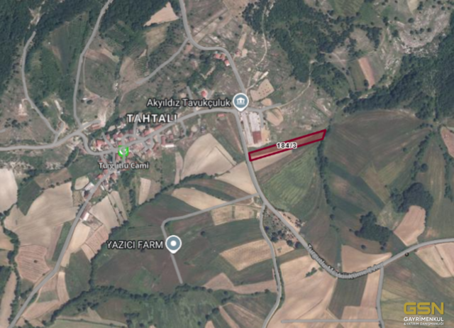 6-DERİNCE TAHTALIDA YOLA CEPHE SATILIK ARAZİ