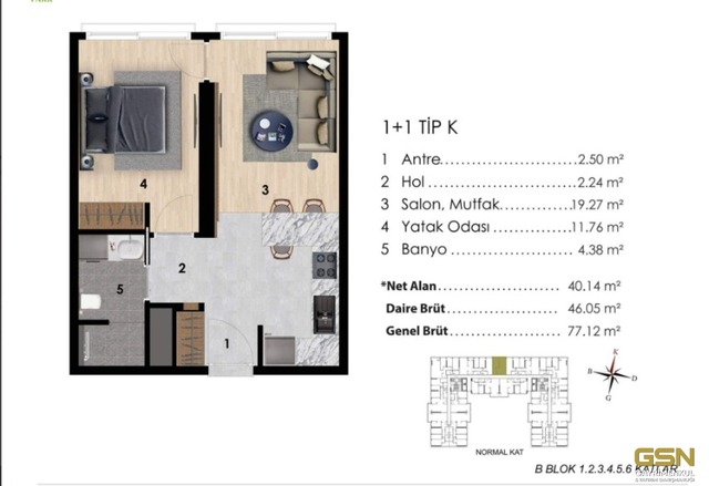 3-TUZLA MARİNA KARŞISI SATILIK ULTRALÜKS 1+1