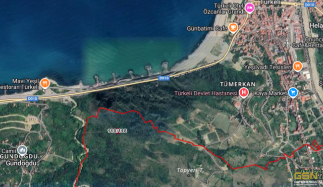 SİNOP TÜRKELİ DÜZLER KÖYÜNDE DENİZ MANZARALI SATILIK ARSA