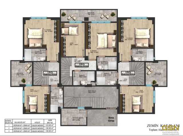 11-KOCAELİ BAŞİSKELE’DE MÜSTAKİL BAHÇELİ 2+1 BAHÇE DUBLEKS