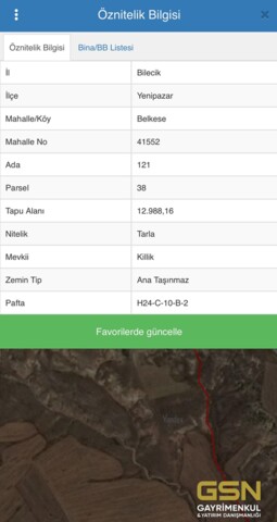 9-BİLECİK YENİPAZAR/BELKESE DE TAKASLI ARAZİ