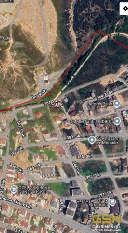 1-ÇAYIROVA ATATÜRK MALLESİNDE SATILIK KONUT İMARLI ARSA